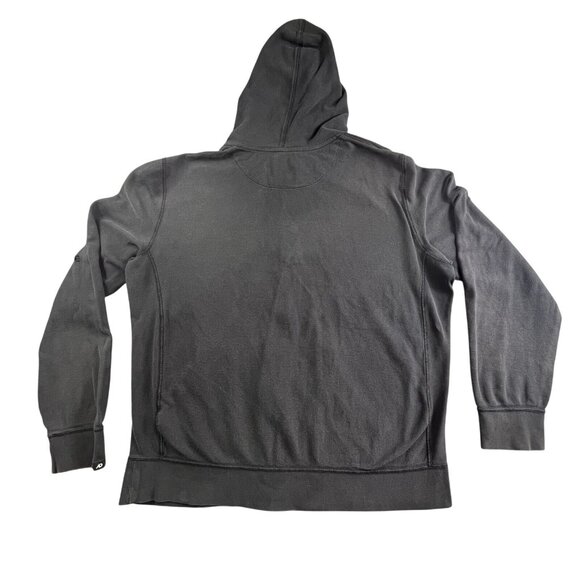 Vintage Nike Hoodie Mens Large Black full Zip Athletics Dept. Faded 436240 Y2K - Picture 2 of 14